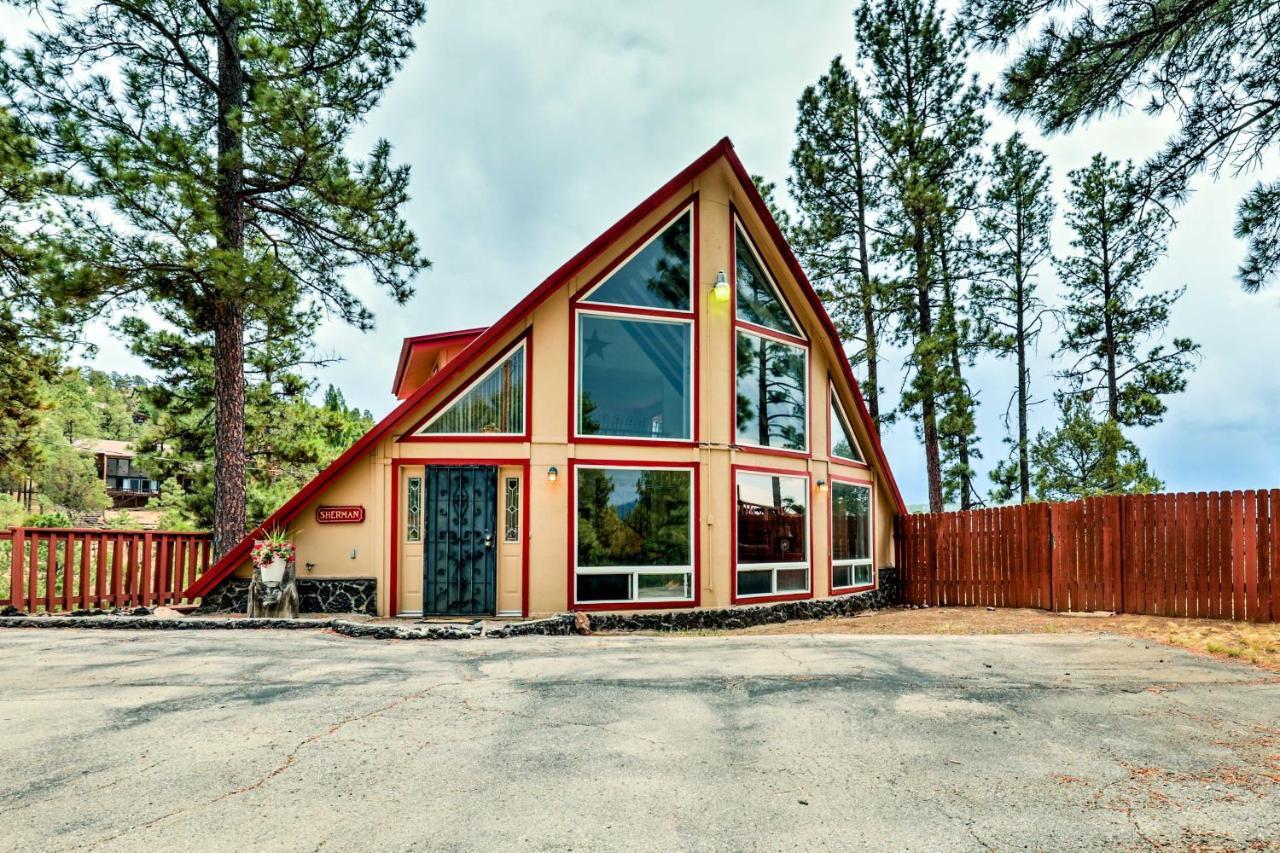 Villa A-Frame Ruidoso Retreat With Deck, Grill And Views! Exterior foto